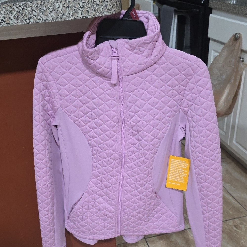 Avia Light Purple Quilted Kids Jacket